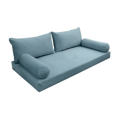 Cover ONLY Model V2 Full Velvet Knife Edge Indoor Daybed Mattress Cushion AD355
