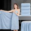 4 Piece Extra Large Bath Towel 35"x70" Oversized Bath Sheet Blue Bath Towel Set for Bathroom Ultra Soft Cozy Highly Absorbent Quick Dry Bathroom Towel for Spa Gym Hotel,Shower Towel for Daily Use view 1