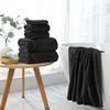 4 Piece Extra Large Bath Towel 35"x70" Oversized Bath Sheet Black Bath Towel Set for Bathroom Ultra Soft Cozy Highly Absorbent Quick Dry Bathroom Towel for Spa Gym Hotel,Shower Towel for Daily Use view 4