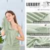 4 Piece Extra Large Bath Towel 35"x70" Oversized Bath Sheet Green Bath Towel Set for Bathroom Ultra Soft Cozy Highly Absorbent Quick Dry Bathroom Towel for Spa Gym Hotel,Shower Towel for Daily Use view 3