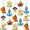 Taiyin 30 Pcs Pirate Party Favors Pirate Themed Keychain Treasure Hunt for Birthday Party Supplies, Goodie Bag Stuffers Fillers view 1