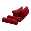 |SLIPCOVER ONLY| S.V2 Velvet Indoor Daybed Mattress Pillow Covers Same Pipe Trim Full AD369 view 3