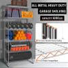 6-Tier 6000 Lbs Capacity Storage Shelves NSF Adjustable Heavy Duty Garage Shelving with Wheels,Wire Pantry Shelving Unit Shelves for Storage Garage,Metal Storage Rack Shelf Kitchen Storage Shelves view 4