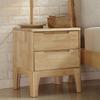 FLBT NightstandforBedroom,BedroomSolidWoodLargeStorageDrawerBedsideTable,SilentAndSmoothRailDrawer,UsedforLivingRoomBedroomSofa(Color:A) Needed view 2