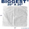 (100 Pack) Commercial Cold Brew Coffee Filters, 20" x 20" For 5-Gallon Capacity Cold Brew Coffee Makers and Systems view 4