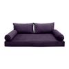 Cover ONLY Model V2 Full Velvet Contrast Pipe Indoor Daybed Mattress Cushion AD339 view 2