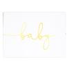 Stephan Baby Guest Book - Hardcover Linen Embossed Baby Shower Keepsake Memory Book, 9.25 x 7-Inches, Baby view 4