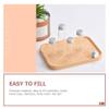 FOMIYES 20pcs Glass Bottles Screw Caps for Skincare Samples and Makeup Packing Leak Portable Vials for Travel and Camping Capacity view 3