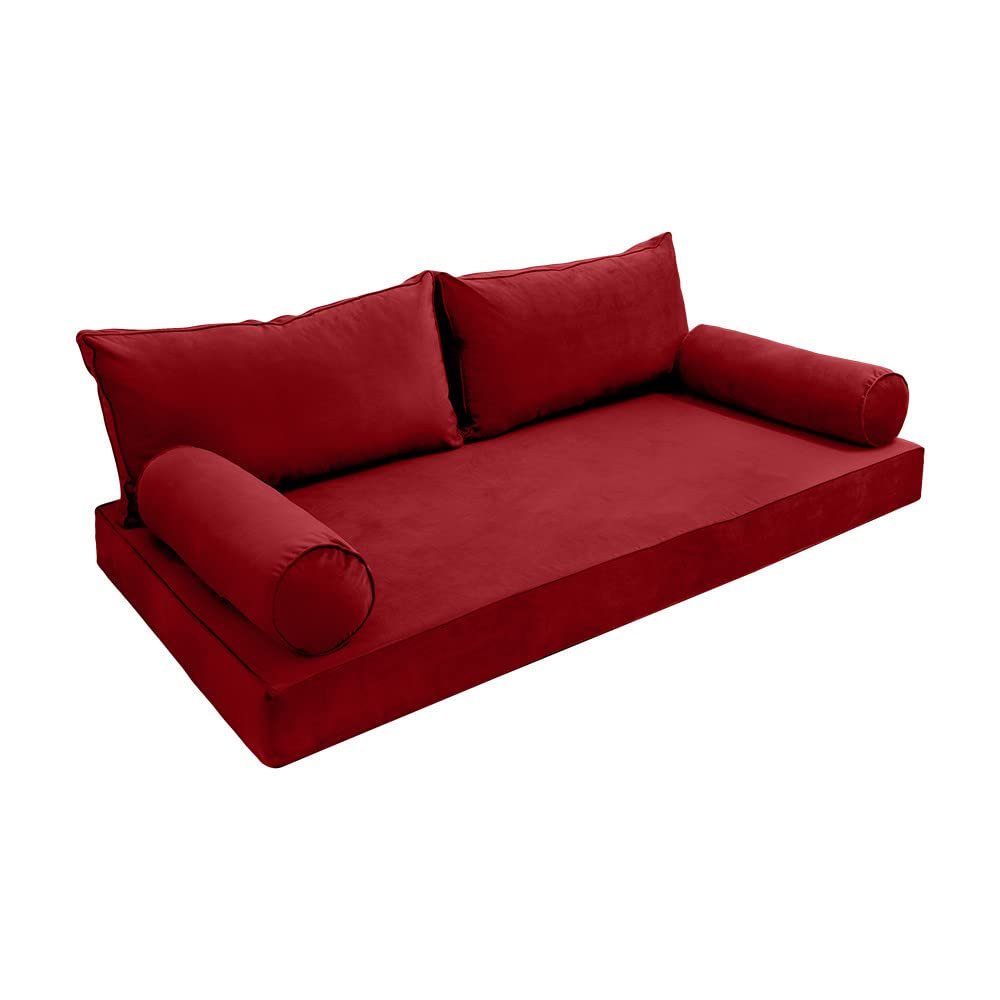 Cover ONLY Model V2 Full Velvet Same Pipe Indoor Daybed Mattress Cushion AD369