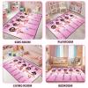 African Black Girl Rugs for Bedroom God Says You are Pink Girls Floor Rug for Living Room Ballerina Princess Carpets for Entrance Religious Room Decor Gift, 47" x 31" (2.7 x 3 Feet) view 3
