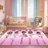African Black Girl Rugs for Bedroom God Says You are Pink Girls Floor Rug for Living Room Ballerina Princess Carpets for Entrance Religious Room Decor Gift, 47" x 31" (2.7 x 3 Feet) view 4