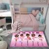 African Black Girl Area Rugs for Bedroom God Says You are Pink Girls Floor Rug for Living Room Ballerina Princess Carpets for Entrance Religious Room Decor Gift, 70" x 55" (4.6 x 6 Feet) view 4