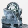 HIHELO Tabletop Fountain Office Flowing Water Lucky Fountain Simple Living Room Tabletop Fountain Feng Shui Ball TV Cabinet Desktop Fountain Indoor Fountain view 3