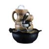 HIHELO Tabletop Fountain Creative Flowing Water Fountain Landscape Lucky Desktop Decoration Home Living Room Decoration Office Decoration Indoor Fountain view 1