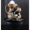 HIHELO Tabletop Fountain Creative Flowing Water Fountain Landscape Lucky Desktop Decoration Home Living Room Decoration Office Decoration Indoor Fountain view 4