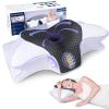 SAHEYER Memory Foam Cervical Pillow, 2 in 1 Ergonomic Orthopedic Neck Pillow for Neck and Shoulder Pain Relief, Side Sleeper Pillow for Side Back Stomach (Grey) view 1