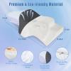 SAHEYER Memory Foam Cervical Pillow, 2 in 1 Ergonomic Orthopedic Neck Pillow for Neck and Shoulder Pain Relief, Side Sleeper Pillow for Side Back Stomach (Grey) view 2