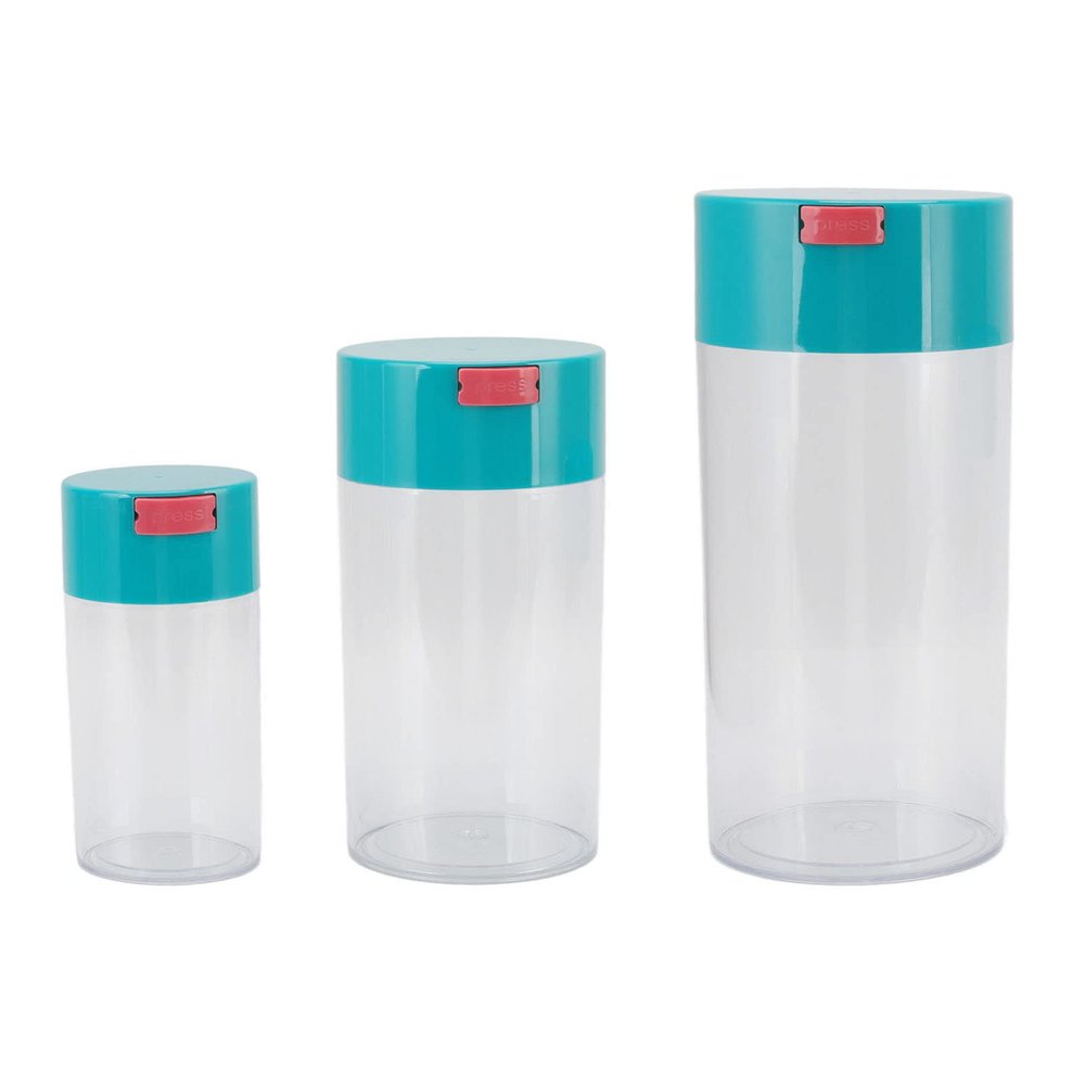 3pcs Airtight Food Storage Containers, Clear Plastic Jar with Airtight Lid Food Containers for Dry Foods Cookie Nuts Beans