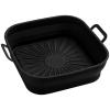 2PCS Foldable Air Fryer Silicone Pot, 8inch Silicone Air Fryer Liners Thickened Fryer Silicone Baking Tray for Kitchen Tool() view 1