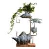HIHELO Tabletop Fountain Chinese Flowing Water Ornament Feng Shui Lucky Tabletop Fountain Living Room Office Bedroom Fountain Table Top Ornament Indoor Fountain view 1
