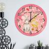 Saint Valentine's Day Wood Wall Clock Love Heart Farm Duck Rabbit Clocks All You Need is Love Farm Animal Art Clocks Non-Ticking Silent Wall Clock for Bedroom 10inch Wedding Gift view 3