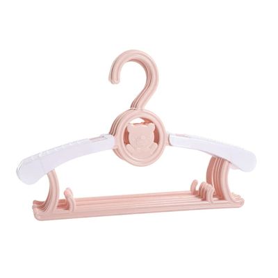 10 Pack Baby Toddler Kid Hanger, Plastic Clothing Children Organizer, Flexible Racks, Adjustable Ultra-Thin Extendable Newborns Infant Clothes Storage Nursery's Laundry for Girl Boy