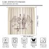 Western Cowboy Blackout Window Curtain, Country Theme Hand Drawn of American Wild West Desert with C Thermal Insulated Curtains for Bedroom Living Room Thermal Insulated Curtains Window Drapes 2 Panel view 2