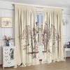 Western Cowboy Blackout Window Curtain, Country Theme Hand Drawn of American Wild West Desert with C Thermal Insulated Curtains for Bedroom Living Room Thermal Insulated Curtains Window Drapes 2 Panel view 4