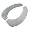 2 Pcs Toilet Warmer Cover,Toilet Seats Cover, Soft Comfortable Warm Washable Self Adhesive Flannel Toilet Seats Cover Cushion (Grey) view 4