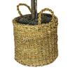 72" Green and Brown Ficus Artificial Tree in Basket view 3