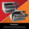 Ninja DCT401 12-in-1 Double Oven with FlexDoor, FlavorSeal & Smart Finish, Rapid Top Convection and Air Fry Bottom , Bake, Roast, Toast, Air Fry, Pizza and More, Stainless Steel view 2