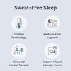 Yogabed Cool Memory Foam Mattress with Performance Heat & Wicking Fabric, CertiPUR-US Certified Foam, Cool Copper Memory Foam for Deep Sleep, Support, & Pressure Relief, No Tossing & Turning: Queen view 2