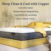Yogabed Cool Memory Foam Mattress with Performance Heat & Wicking Fabric, CertiPUR-US Certified Foam, Cool Copper Memory Foam for Deep Sleep, Support, & Pressure Relief, No Tossing & Turning: Queen view 3