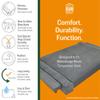 RoamRest Revel Van Mattress - Direct Replacement Mattress with Plush Comfort Grey view 4