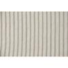 CC Home Furnishings Beige and Ivory Classic Striped Throw Blanket with Tassels 50" x 60" view 2