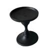 5" Black Contemporary Medium Pillar Candle Holder view 1