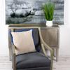 CC Home Furnishings 20" Pink Beige Transitional Throw Pillow view 2