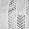 CC Home Furnishings 18" Gray and White Chevron Striped Square Pouf Ottoman view 4