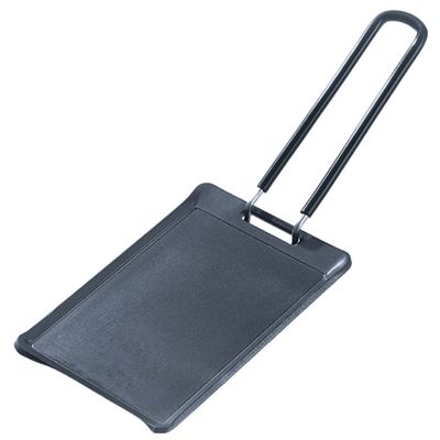 Cabilock Portable Grill Plate Bbq Pan with Handle Non-stick Griddle for Camping Outdoor Cooking