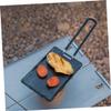 Cabilock Portable Grill Plate Bbq Pan with Handle Non-stick Griddle for Camping Outdoor Cooking view 4