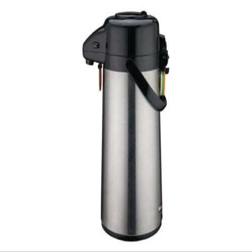 74 Oz Airpot Thermal Coffee Carafe Insulated Stainless Steel Hot Tea Dispenser with Pump Button - Thermal Beverage Dispenser - Glass Lined Thermos Carafe Keeps Coffee Hot, Tea for 12 Hours (2 PACK)