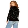 Tipsy Elves Metallic Clover Sweatshirt Size Medium view 2