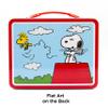 Aquarius Peanuts Snoopy Red Dog House Fun Box - Sturdy Tin Storage Box with Plastic Handle & Embossed Front Cover - Officially Licensed Peanuts Merchandise & Collectible Gift view 4