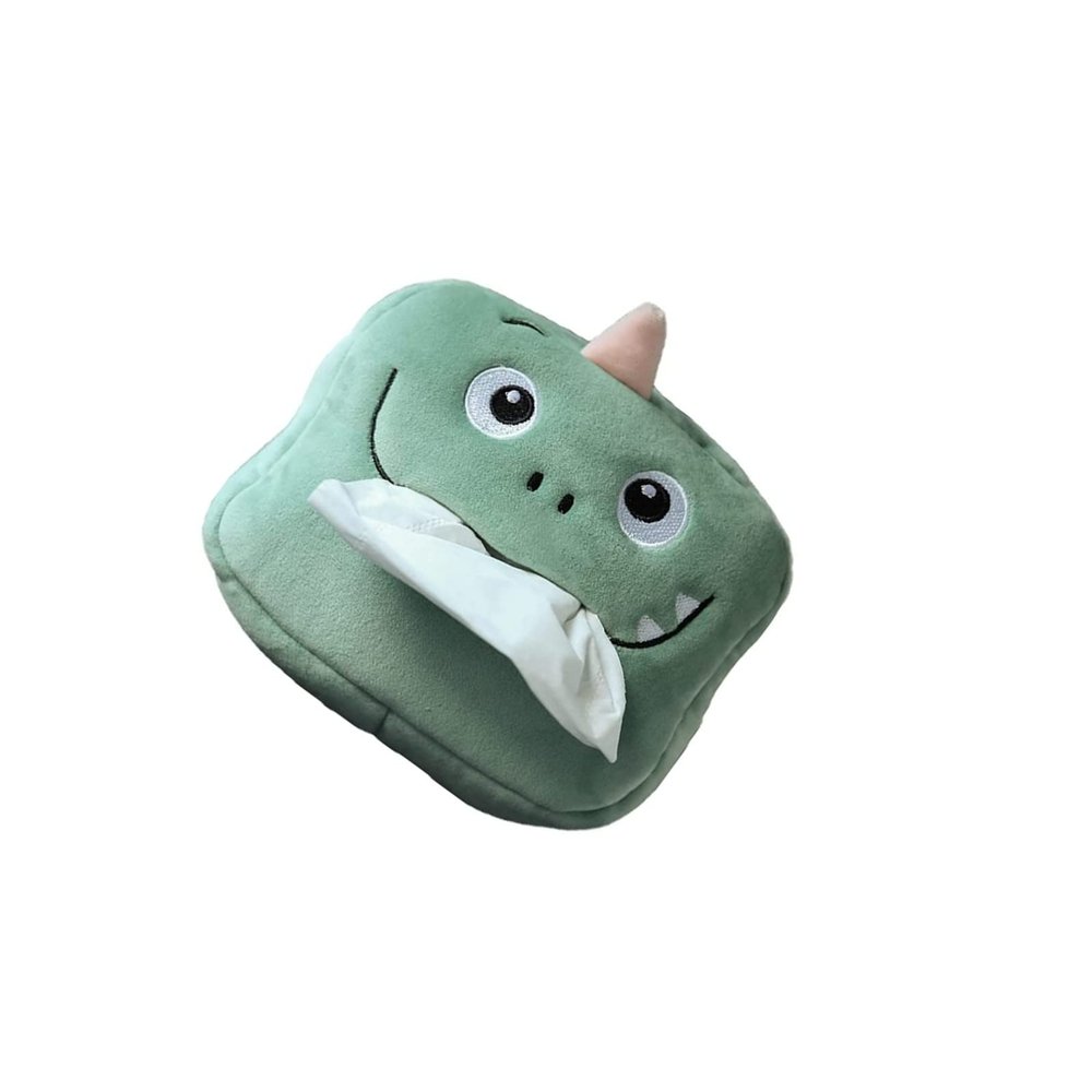 Car Tissue Holder Cartoon Dinosaur Car Napkin Holder Creative Car Tissue Box for Car Paper Napkin