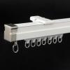 ZJKXJH Flexible Bendable Curtain Track, Ceiling Wall Mounting Room Curtains Divider, Aluminum Hotel RV Shower Bay Window Curtain Rail (Color : Ceiling Mount, Size : 732cm/24ft) view 2