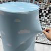 FiVan Baby Birthday Party Plinth Pedestal Cylinder Cover Elastic Stretch Spandex Cloth for Metal Stands Decoration (FUS-NO-1652,D33cm(12.9") H60cm(23.6")) view 2