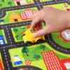 GlowSol Kids Carpet Playmat Kids Rug 810 City Life Rug for Playing with Cars Educational Play Rug Traffic Road Kids Play Mat Non-Slip Non-Shedding Area Rug for Crawling Nursery view 3