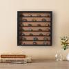 18x24 Shadow Box with Shelves and Hinged Door, Extra Large Shadow Boxes Display Cases with Movable Shelves for Coins Medals Bouquet Figures Miniatures-Black view 2