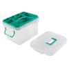Bblina Large First Aid Box Empty, Clear Medicine Storage Box, 1 Pack view 4
