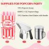 Essenya 202 Pcs Popcorn Bags with Popcorn Scoop and Salt Shaker,1 oz Small Pop Corn Bags Popcorn Bags Individual Servings for Popcorn Machine Supplies Party Movie Night Theater view 2